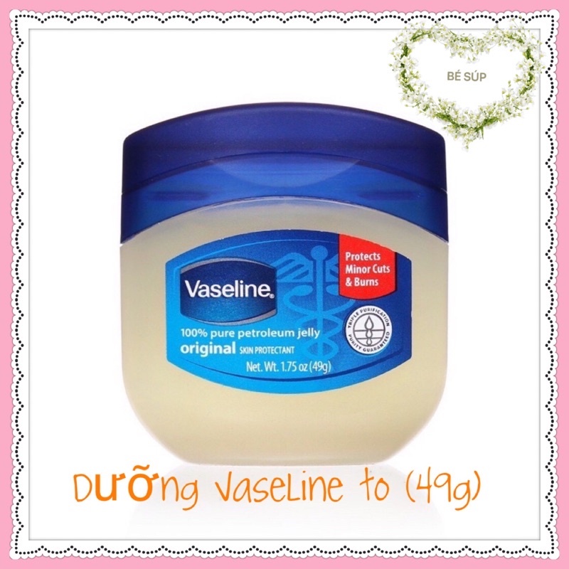 [Giá Huỷ Diệt][Rẻ Vô Đich] SÁP DƯỠNG ẨM VASELINE HỦ LỚN 49g{ bé súp nội địa}