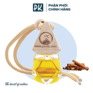 Lọ treo ô tô tinh dầu cao cấp Quế PK, treo tủ, treo quạt khử mùi 7ml