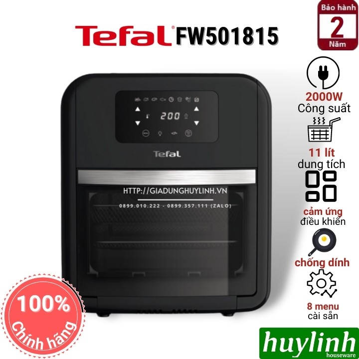 [Mã ELHAMS5 giảm 6% đơn 300K] Nồi chiên không dầu điện tử Tefal FW501815 - 11 lít