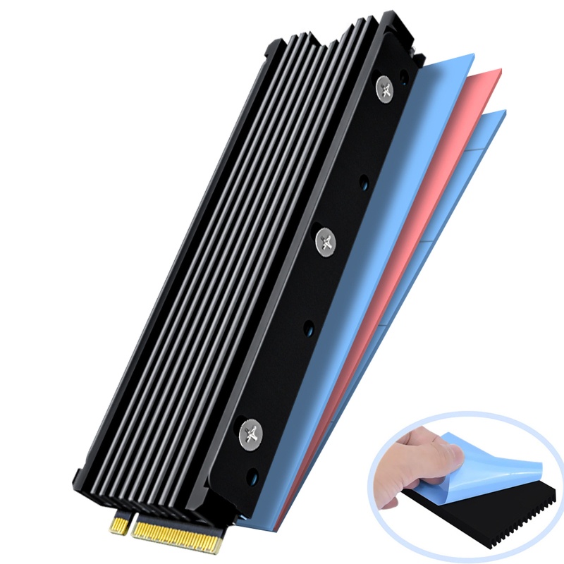 Bộ Tản Nhiệt M.2 SSD 2 Lớp Chuyên Dụng Cho M2 NVMe 2280 SSD Radi