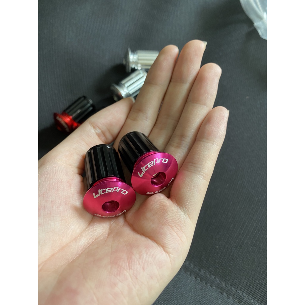 Mũ chụp tay nắm nhôm Litepro dùng cho xe đạp cá tính thời thượng