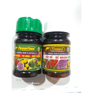 Tảo biển SEASOL và Phân cá PowerFeed cặp đôi hoàn hảo chai 100ml - Tảo-Phân cá 100ml
