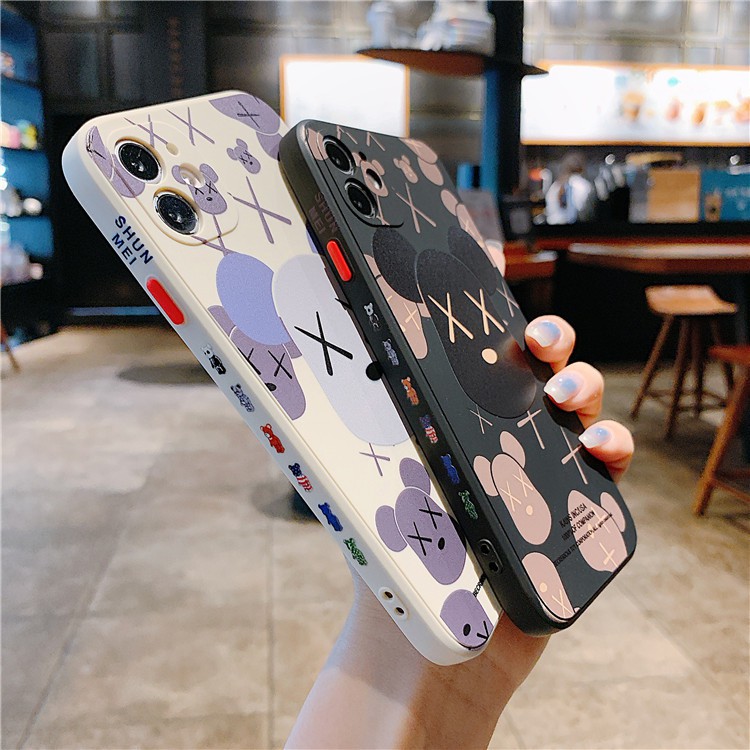 Ốp Lưng Iphone Ốp Iphone classic kaws Cạnh thẳng Case iphone13 / 6/6plus/6s/7/7plus/8/8plus/x/xr/xs/11/12/pro/max