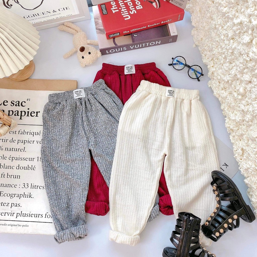 Quần bom mềm mại hottrend thu đông cho bé trai/ gái 8-20kg