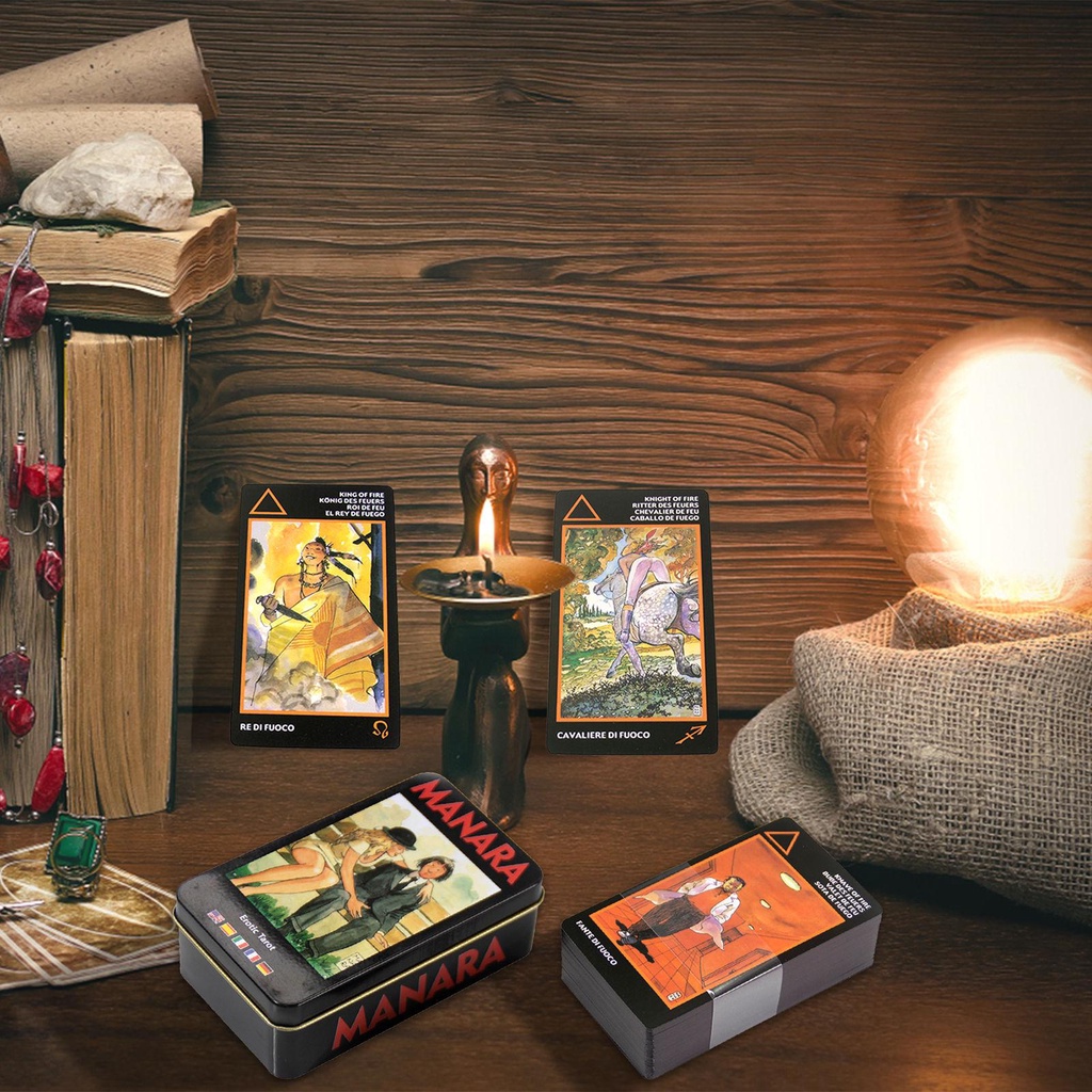 Bộ Bài Tarot 78 Tấm Kèm Hộp Dành Cho Người Mới Bắt Đầu