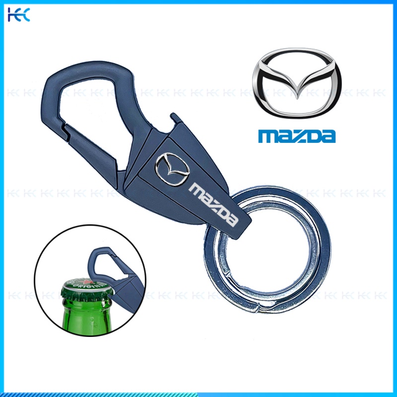 MAZDA Móc Khóa Kiêm Dụng Cụ Mở Nắp Chai Bằng Hợp Kim Cao Cấp