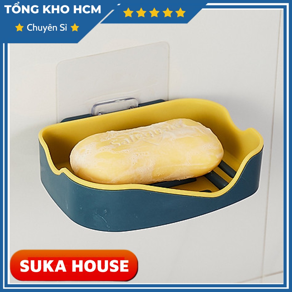 KHAY  ĐỰNG XÀ BÔNG TẮM 2 LỚP SUKAHOUSE H061