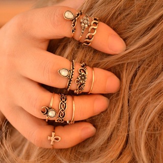💍 Set nhẫn Bohho 10 chiếc 💍