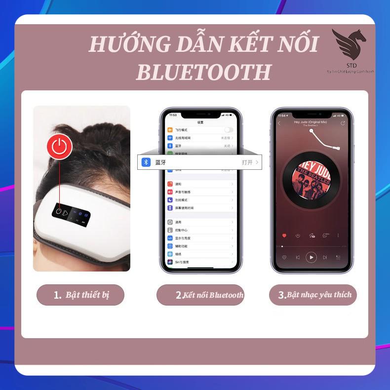 Máy massage mắt chức năng Bluetooth nghe nhạc EM 004