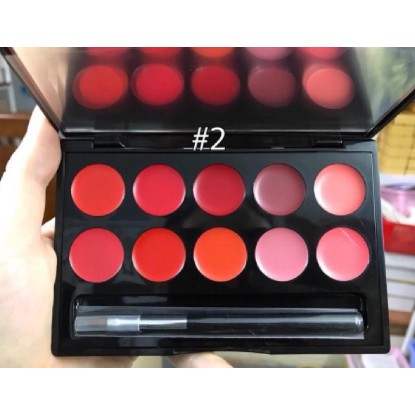 Bảng son 10 màu Ohui Rouge Real Lipstick