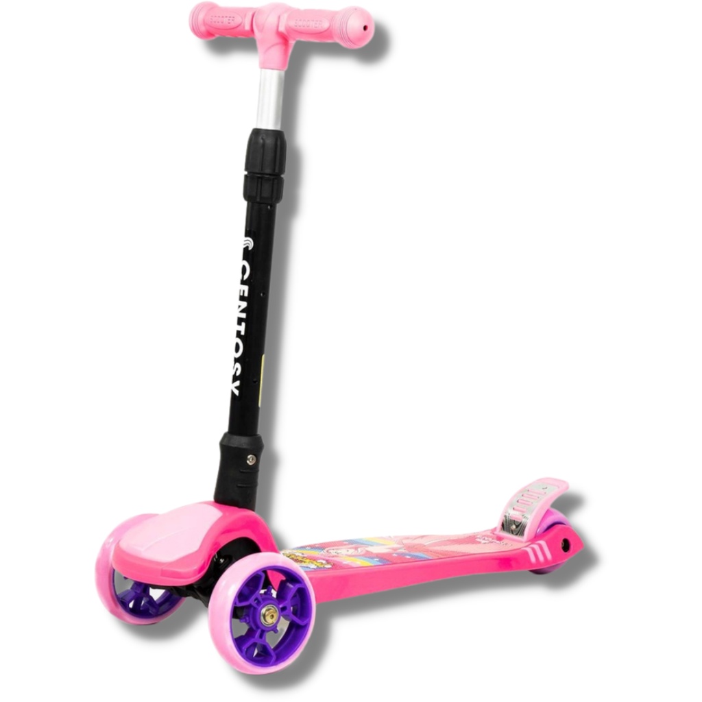 Xe Trượt Scooter Cho Bé [Cougar Centosy MHBC 017C] - Cho Bé Từ 2 Tuổi, Bánh Cao Su Đặc Bám Đường Tốt