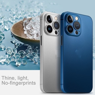 Ốp Điện Thoại PP Cứng Nhám Trong Suốt Siêu Mỏng 0.3mm Cho iPhone 11 12 13 Mini Pro Xs Max X Xr