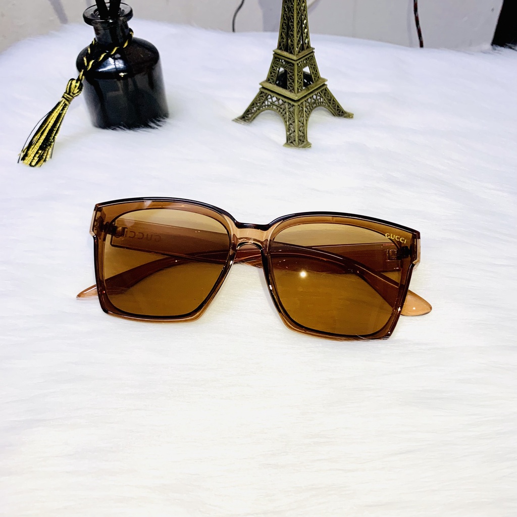 Kính mát nam nữ gucci gọng vuông - Kính râm đi biển K517 Shop148