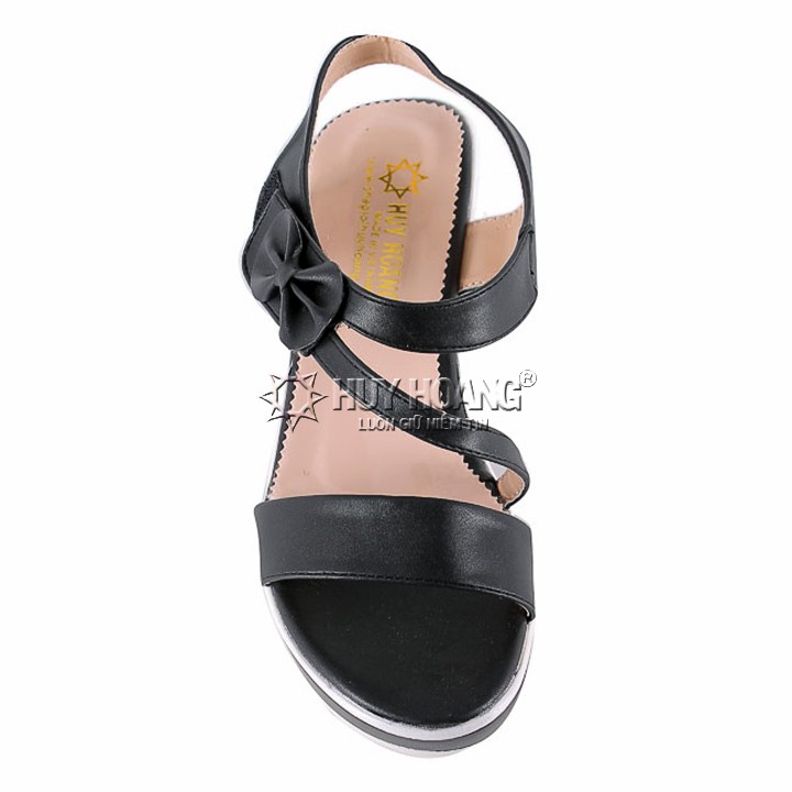 Giày sandal nữ Huy Hoàng màu đen HP7927