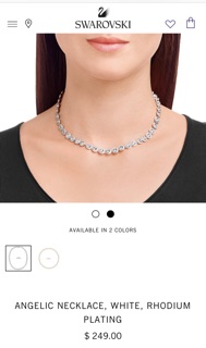 Dây chuyền chính hãng Swarovski - Code 5117703