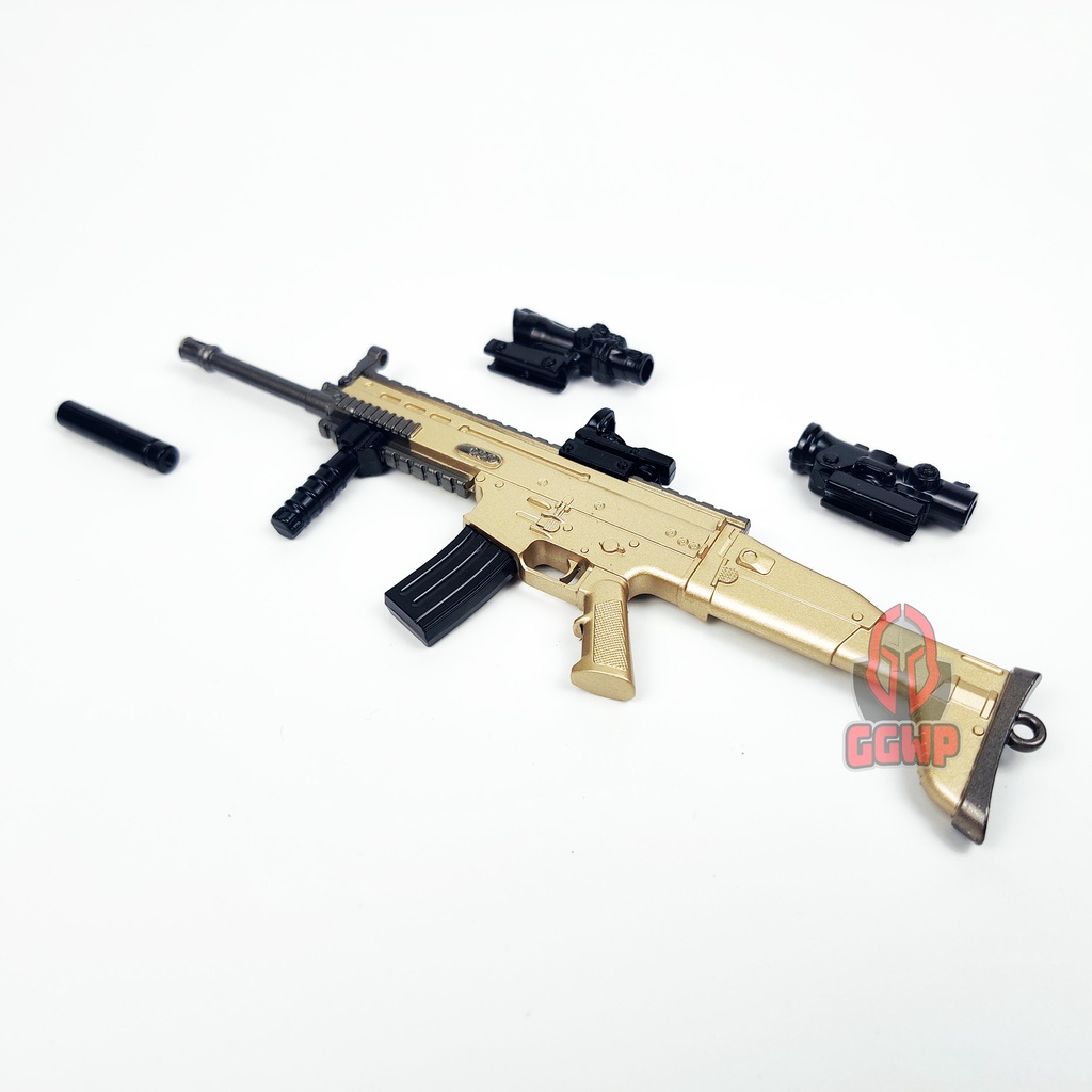 Mô hình Scar-L Full phụ kiện PUBG 18cm