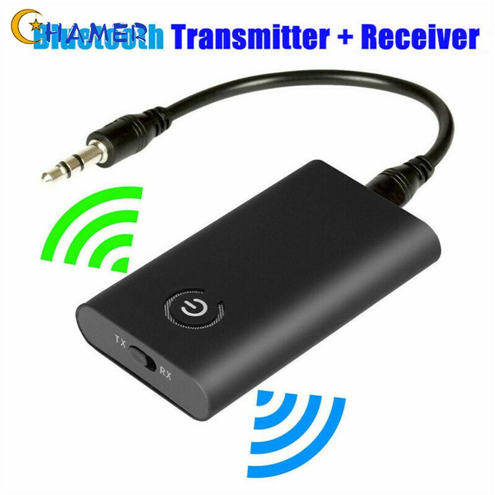 Bluetooth Transmitter DC 5V 2-in-1 Black Audio Adapter Speaker AUX Accessories Wireless 2.4GHz-2.48GHz Practical