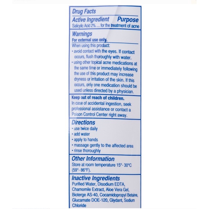 Sữa Rửa Mặt Zapzyt Acne Wash dạng gel chứa BHA thích hợp da mặt và da body- made in USA