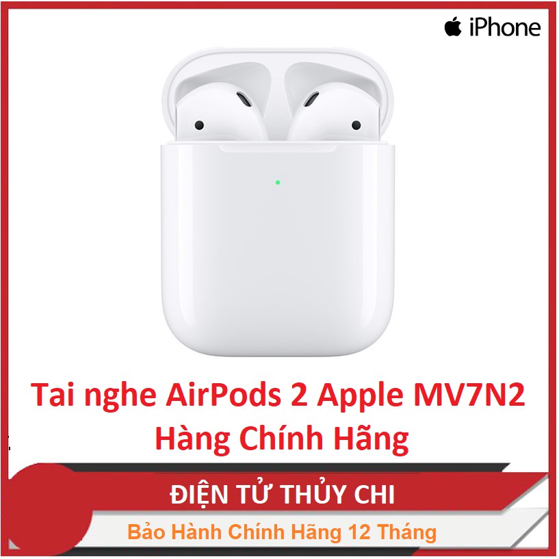 Tai nghe AirPods 2 Apple MV7N2 - Hàng Chính Hãng Mới 100%