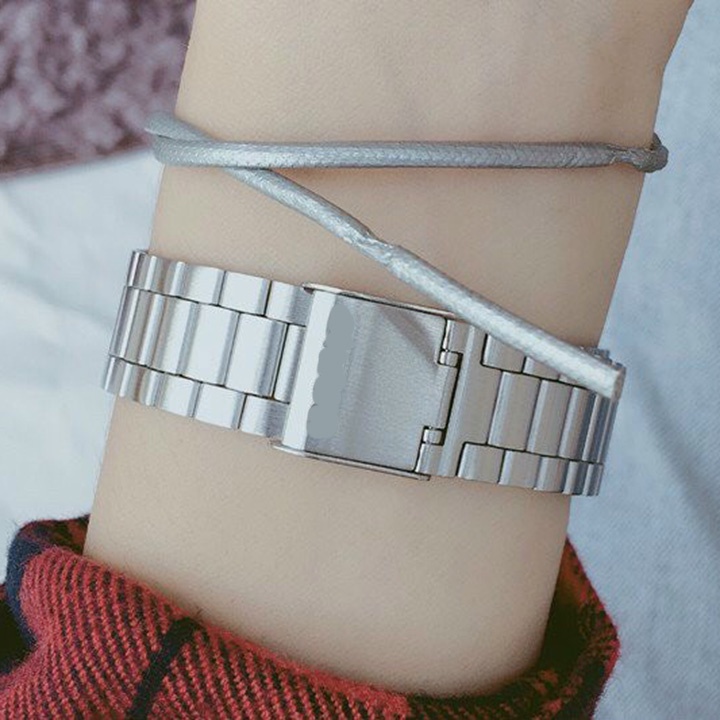 Đồng hồ nam A159 OneTime bạc vỏ thép không gỉ, kiểu dáng thon gọn dễ phối đồ, casio nam | BigBuy360 - bigbuy360.vn