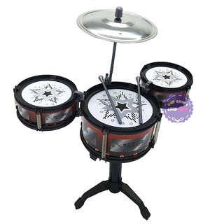 [Mã NOWSHIPVUI1 giảm 25k đơn 50k] Hộp đồ chơi bộ trống Jazz Drum 3 cái kèm chập cheng TH688