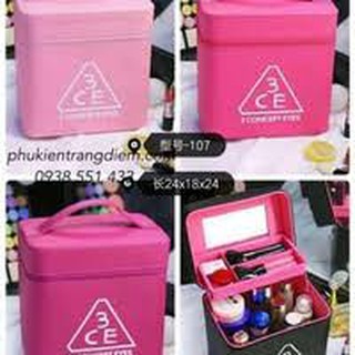 Cốp mỹ phẩm 3CE to 3 tầng