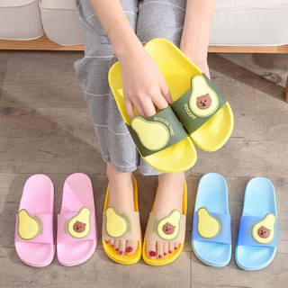 Dép đi trong nhà dành cho người lớn🥑Dép đi trong nhà hình trái bơ xinh xắn cho ba mẹ và bé