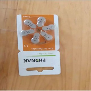 Pin trợ thính 313 cho máy trợ thính, vỉ 6 Viên