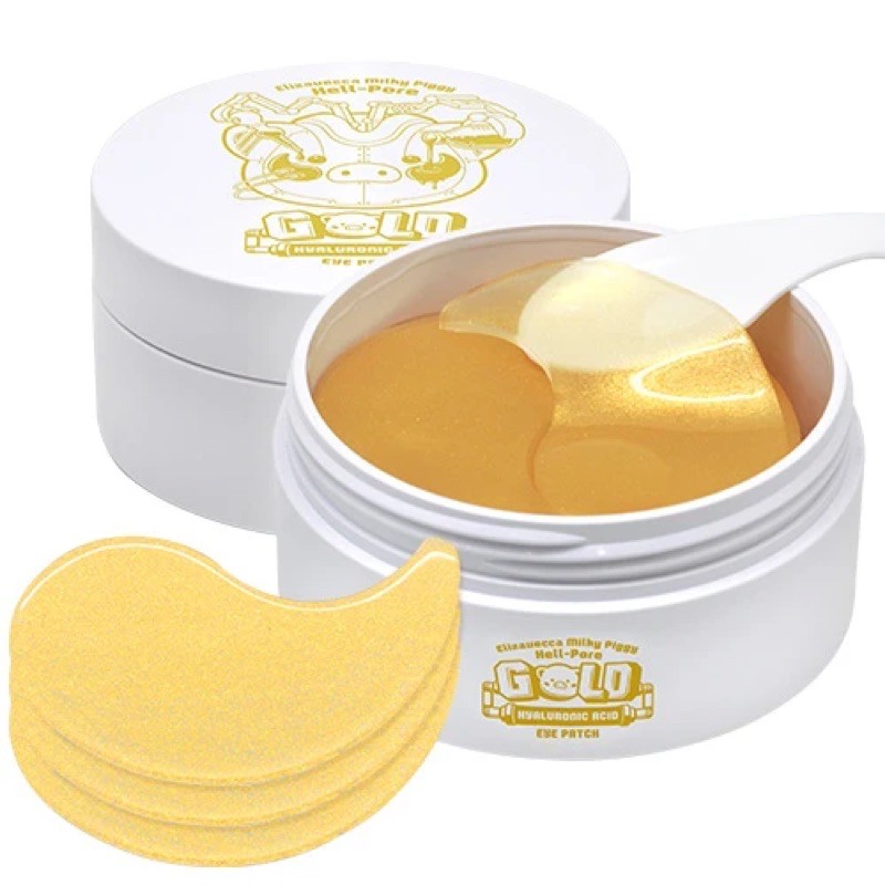 Mặt Nạ Mắt Chống Lão Hoá Tinh Chất Vàng 24k Elizavecca Milky Piggy Hell Pore Gold Hyaluronic Acid Eye Patch