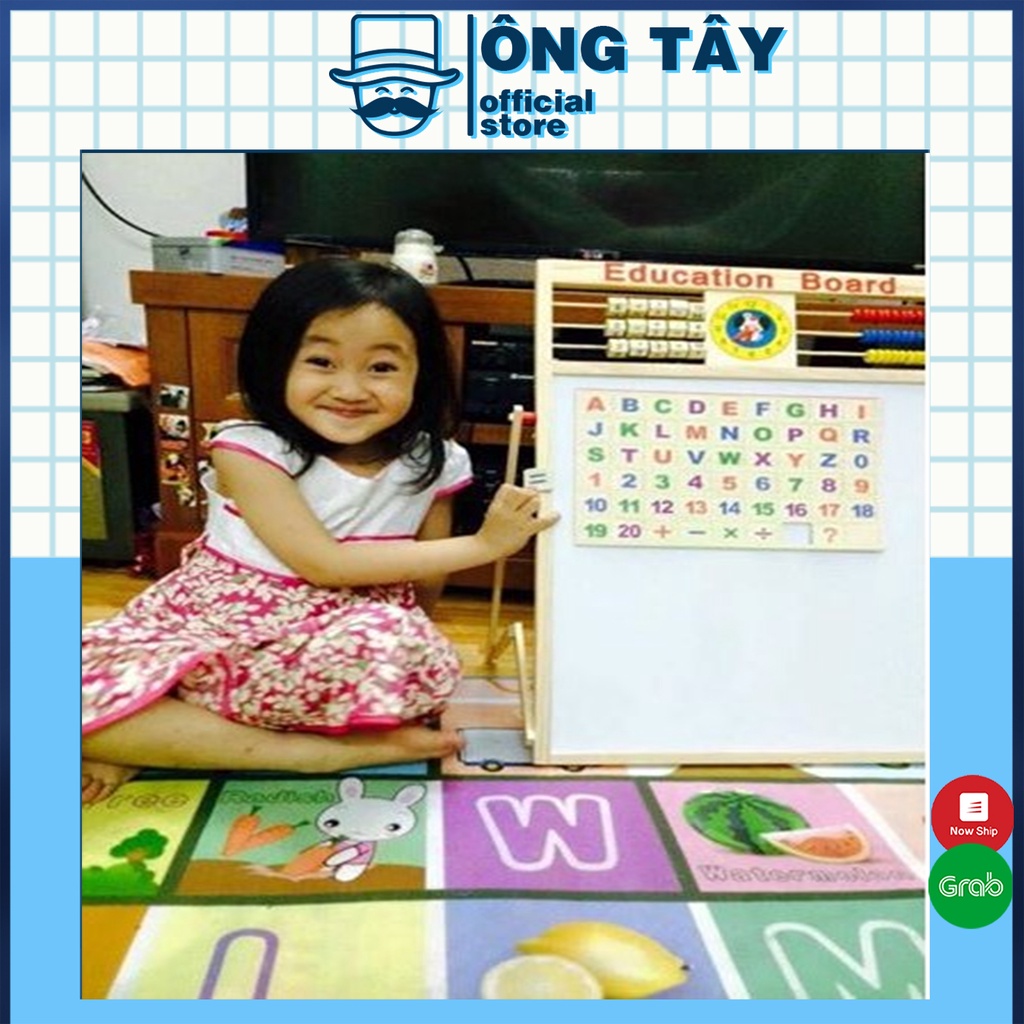 BẢNG TỪ 2 MẶT EDUCATION BOARD VÀ BỘ CHỮ SỐ GỖ NAM CHÂM TT