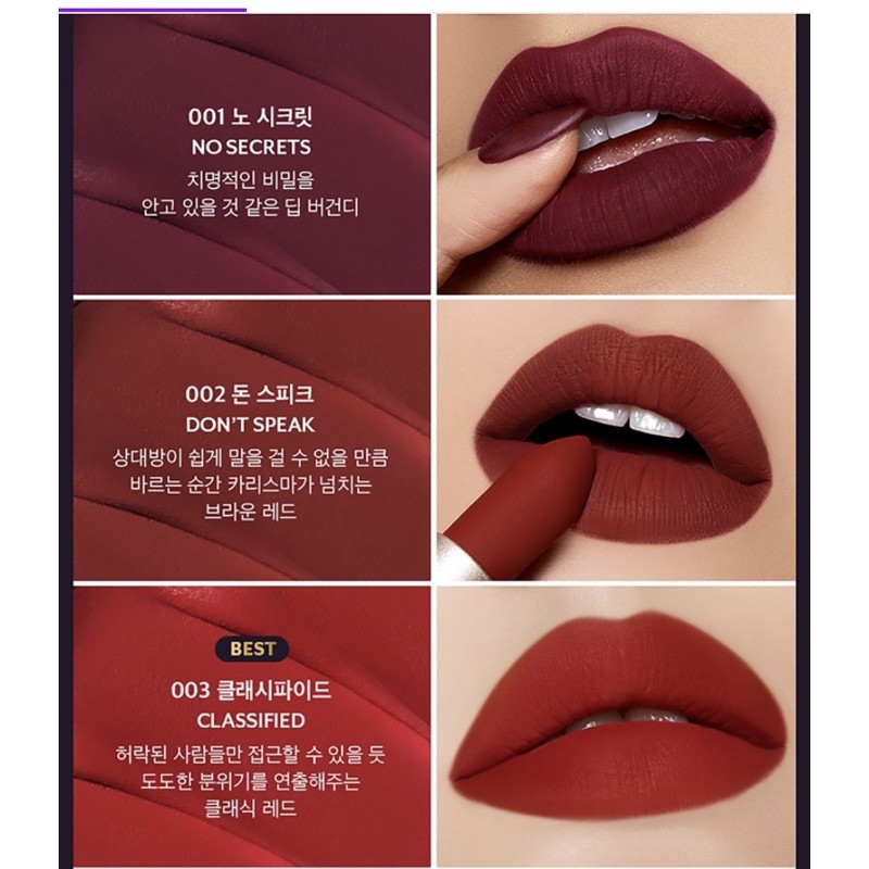 [order] Son thỏi Pony Effect Powdery Whisper Lipstick sale 65%