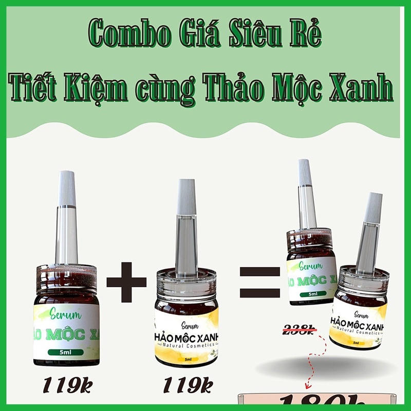 SERUM THẢO MỘC XANH X5 ✴️CHÍNH HÃNG✴️