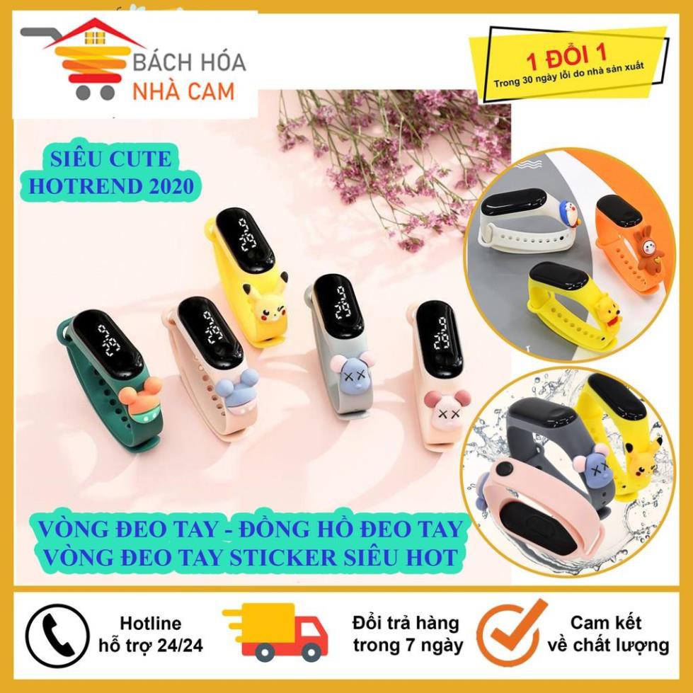 Vòng Đeo Tay, Đồng Hồ Thông Minh Thể Thao Sticker Hình Thú, Được Chọn Mẫu Siêu Hót, Siêu Đẹp, Hàng Độc Quyền Tại Shop