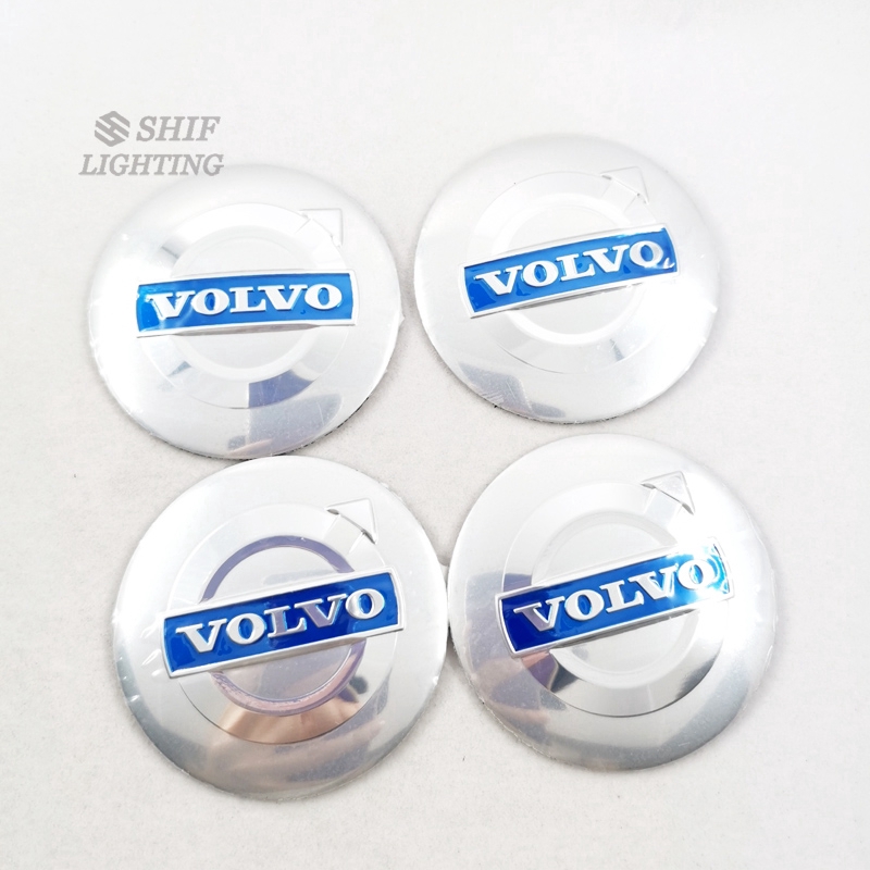 Logo Volvo 4x56mm Dán Trang Trí Trục Bánh Xe Ô Tô Volvo