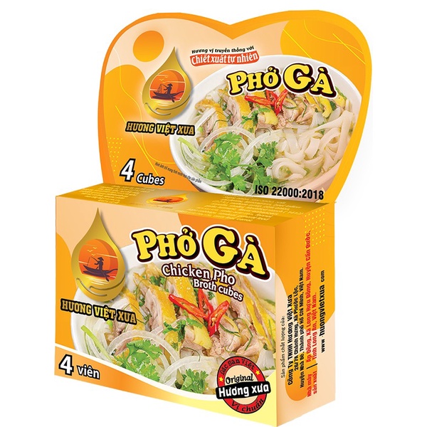 Viên gia vị phở gà Hương Việt Xưa 75gr