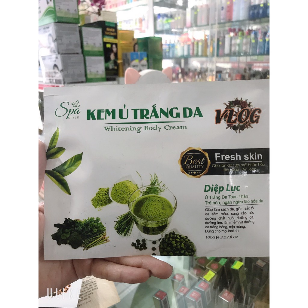 kem ủ trắng da 100g