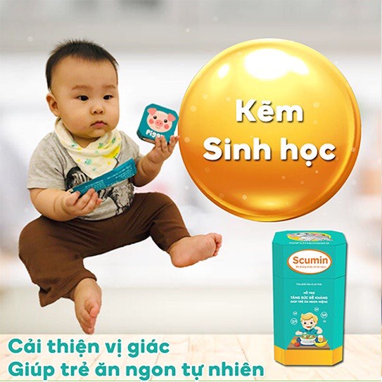 SCUMIN cốm ăn ngon cho bé giúp bé ăn ngon, hết ốm vặt, tăng sức đề kháng, không lo trẻ biếng ăn, thiếu hụt vi chất DD