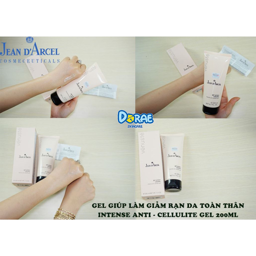 Siêu Cấp Chính Hãng ✅ Gel trị rạn da toàn thân tốt nhất cho mẹ bầu Jean D’Arcel Intense Anti-cellulite Gel 200ml