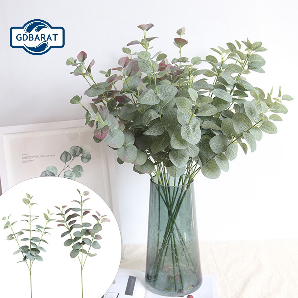 GD 1Pc Plant Leaves Eucalyptus Craft Artificial