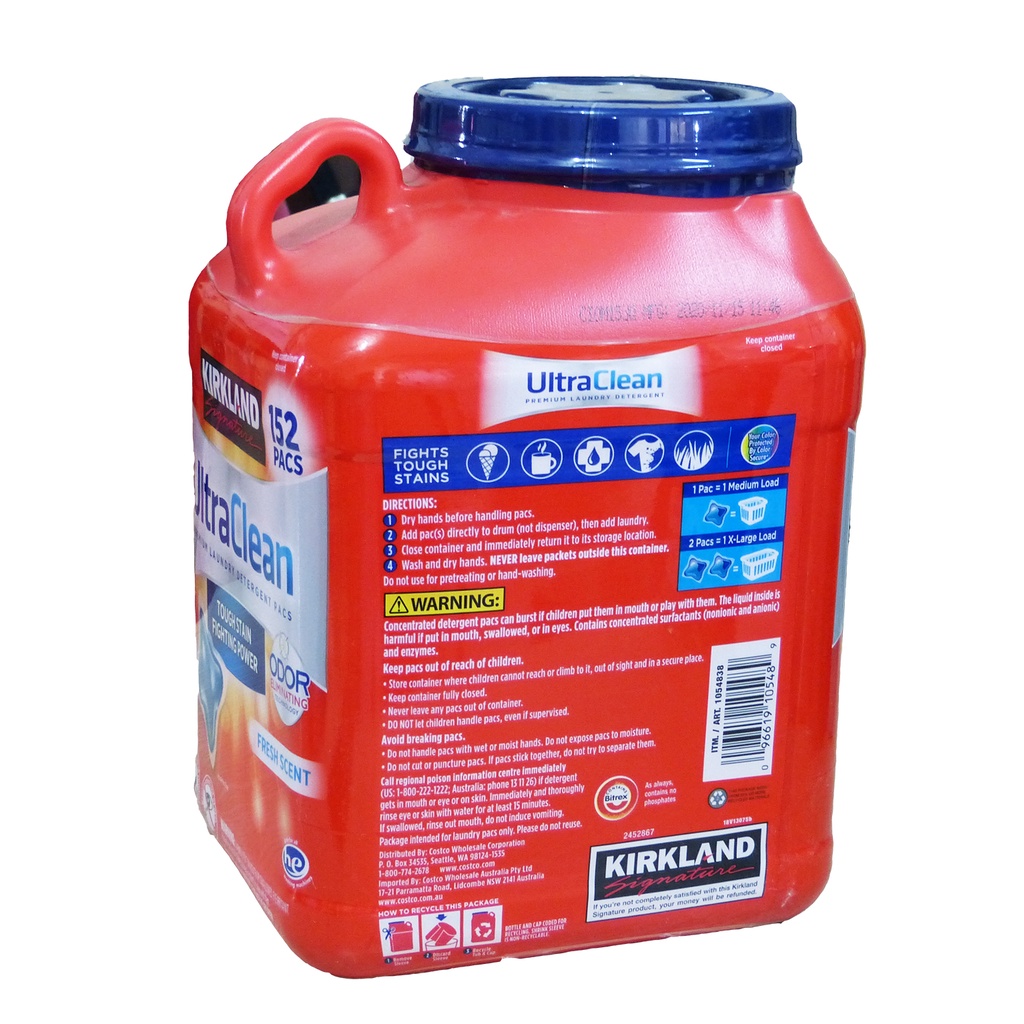 Viên giặt Kirkland Signature Premium - 152 viên