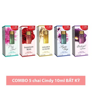 Combo 5 nước hoa Cindy mini EDP 10ml