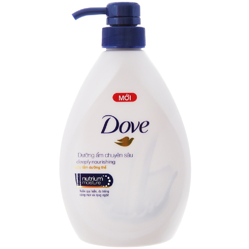 Sữa tắm Dove dưỡng ẩm chuyên sâu 530g 100% chính hãng, shop 99k cung cấp và bảo trợ.