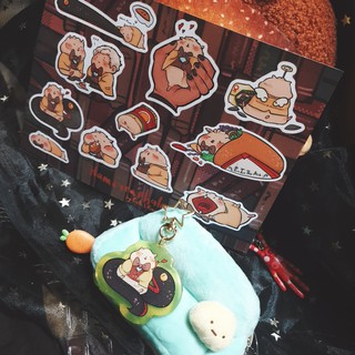 [CÓ SẴN] SET SẢN PHẨM HAMZIRAPHALE (Sticker/Pin cài thêu/Móc Khóa)