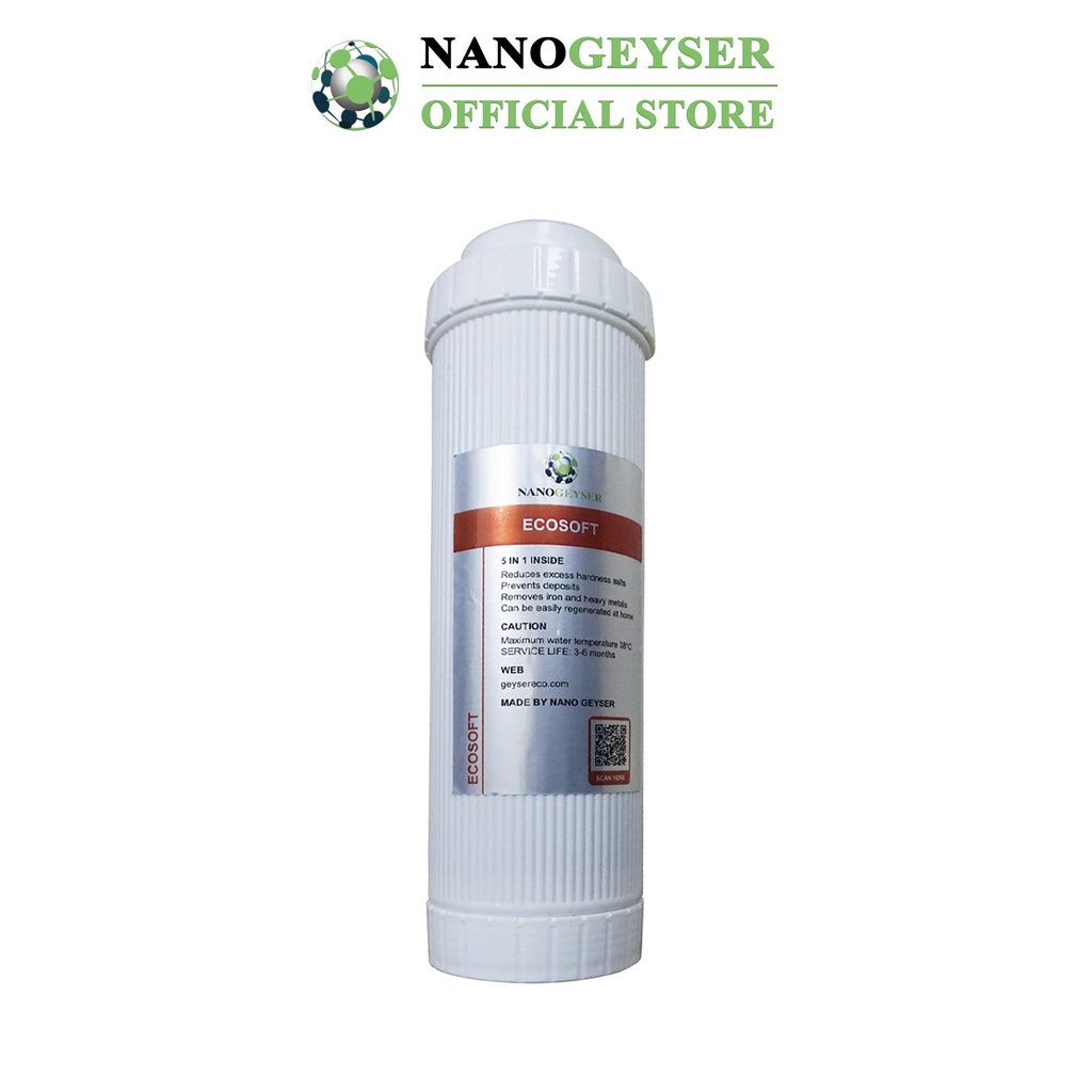 Bộ 3 lõi lọc nước 123 dùng cho máy Geyser Ecotar 8, Lõi Ecosoft, Aragon, Discruptor Nano Geyser