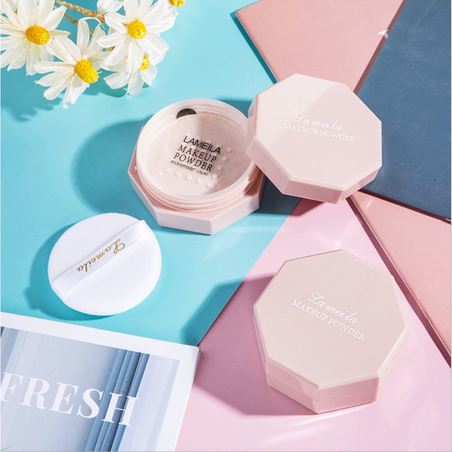 Phấn Phủ Bột Lameila 5052 Lục Giác Kiềm Dầu Lâu Trôi Nội Địa Chính Hãng | BigBuy360 - bigbuy360.vn