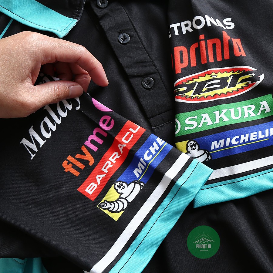 Áo thun nam có cổ Petronas Yamaha SRT in chuyển nhiệt cao cấp phong cách thể thao | BigBuy360 - bigbuy360.vn