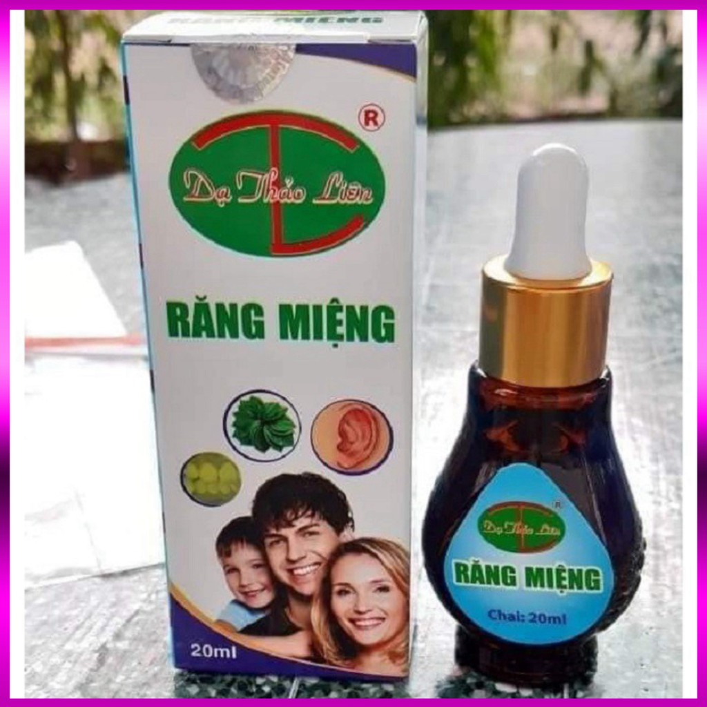 Tinh dầu răng miệng sâu răng hôi miệng Dạ Thảo Liên 20ml+cốc chia vạch