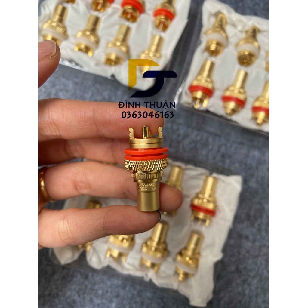 Cọc loa AV/ Cọc loa RCA CMC loại xịn xò mạ vàng