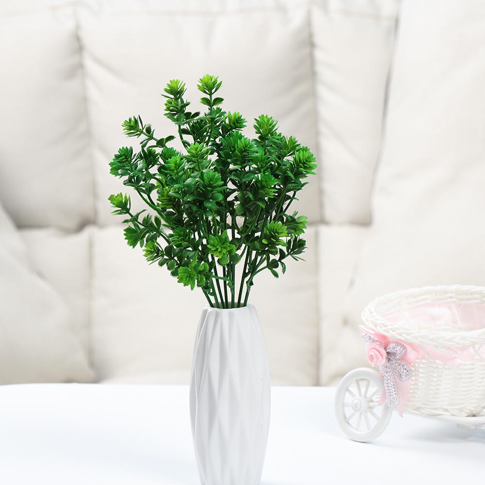 CONOPERYSet cây nhân tạo  7 nhánh 28 đầu lá trang trí nhà cửa / tiệc cưới DIY