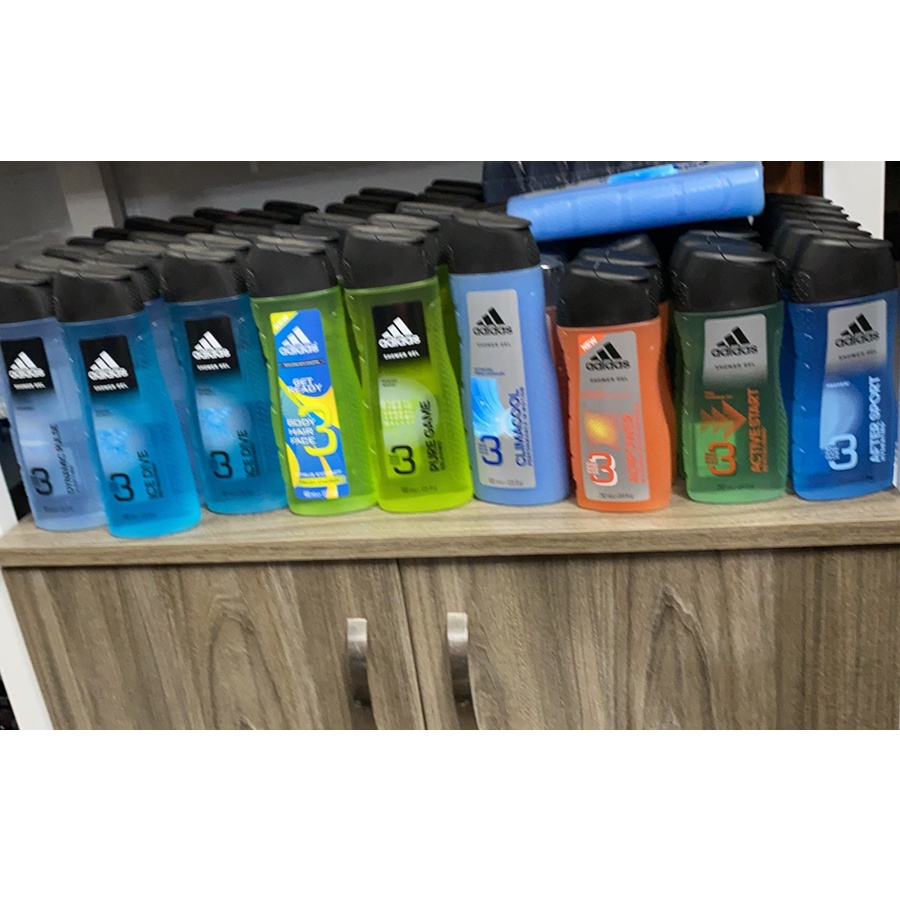 Sữa tắm gội rửa mặt Nam Adidas 3in1 chai 250ml / 400ml